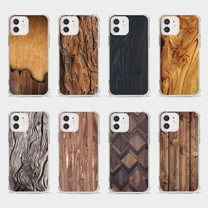 CASE FOR IPHONE 15 14 13 12 SE SHOCKPROOF PHONE COVER WOOD GRAIN NATURAL LOOK - Picture 1 of 34