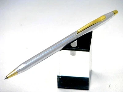 Cross Classic Century Medalist Kugelschreiber Ballpoint Pen Silber Gold - Bild 1 von 3