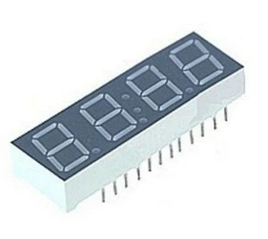 7-Segment-Anzeige, 4-fach, grün 10,2mm, gem. Anode LiteOn LTC-4620HG 2St - Imagen 1 de 2