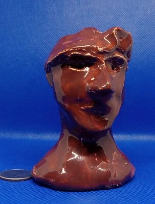 "Soldado Americano" - Escultura de arcilla, hecha a mano, esmaltada. ¡Gran regalo PCS o ETS! Foto 1 de 4