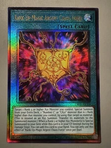YUGIOH RANK-UP-MAGIC ARGENT CHAOS FORCE ASIA ENGLISH CR05-AE025 ULTIMATE RARE - Picture 1 of 3