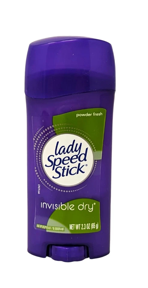 Lady Speed Stick 隐形干止汗固体粉末 新鲜 2.3 盎司 — 第 1/1 张图片