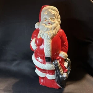Vintage Empire Santa Claus TableTop Christmas Lighted Plastic Blow Mold No Cord - Picture 1 of 12