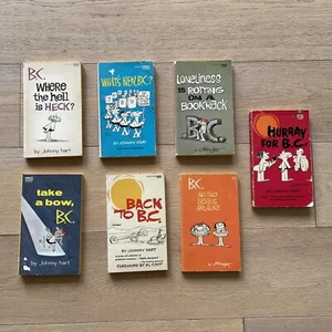 Lot x7 B.C. Fawcett Johnny Hart Paperbacks BC - Bild 1 von 5