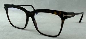TOM FORD TF5768-B TF 5768-B 052 Tortoise Eyewear Eyeglasses Frame 54-15-140 - Picture 1 of 6