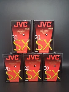 New Lot (5) JVC TC20 VHS C Blank Camcorder Video Cassette Tape Japan TC-20 SX - Picture 1 of 1