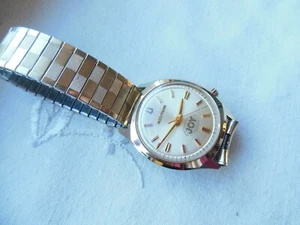 NOS, 1971 BULOVA ACCUTRON, 17 JEWELS, 10K GF/SS, NEEDS SERVICE, BOX & BRACELET. - Picture 1 of 19