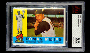 1960 Topps #2 Roman Mejias Pittsburgh Pirates BVG BGS 5.5 *Only 5 Graded Higher*