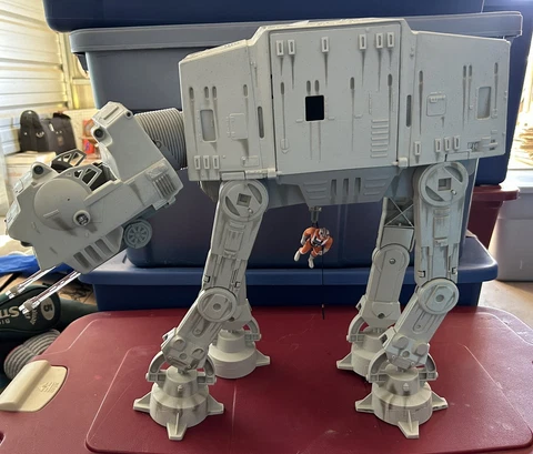 Vintage 1997 Kenner Star Wars Imperial AT-AT Walker The Power Of The Force RARE Cover