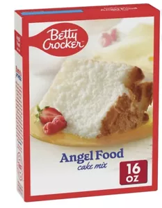 (4 pack) 16 oz., Betty Crocker Ready to Bake Angel Food Cake Mix - Picture 1 of 6