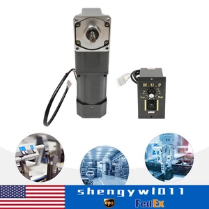 120W 110V 1:30 AC Gear Motor Electric Reversible Speed Reduction Motor 45R/MIN - Picture 1 of 14