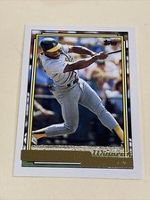 Vtg 1992 Topps Gold #560 RICKEY HENDERSON Oakland A’s NY Yankees MLB HOF NM/M SP