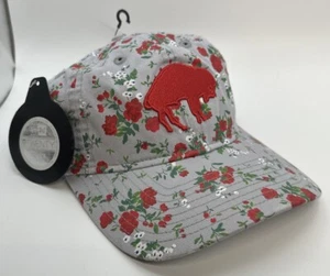 Buffalo Bills New Era Gray Bouquet 9TWENTY Adjustable Hat Women’s - Picture 1 of 10