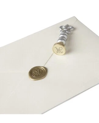 Estampador de sello de cera de metal con monograma letra: M por: Gartner Studios. “NUEVO” Foto 1 de 2