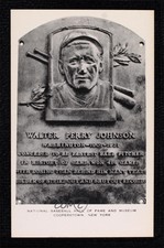 1953 National Baseball Hall of Fame and Museum Postcards Artvue Walter Johnson
