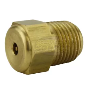 1/8" Air Compressor Auxiliary Unloader Assist Needle Valve Solid Brass USA Made - Picture 1 of 6