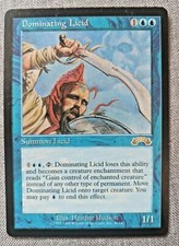 Dominating Licid - Exodus - MTG Magic The Gathering - LP