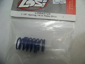 VINTAGE TEAM LOSI LOSA5125  1.15" SPRING, 14.6 RATE, BLUE - Picture 1 of 2