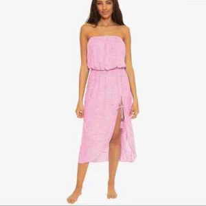 Becca by Rebecca Virtue 291218 Whisper Space Dye Knit Dress Cover-Up Size MD - Picture 1 of 2