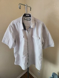PD& CO Short Sleeve Button Up Shirt With Pockets - Picture 1 of 3