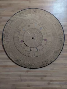 Cabinet Of Curiosities, Horoscope Antique, Years 20?, Signature To Decipher - Picture 1 of 8