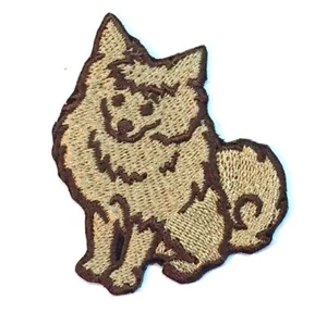 Pomeranian Iron On Embroidered Patch - Picture 1 of 1