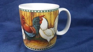 Rooster On The Farm David Carter Collection Coffee Mug (s) SAKURA Checkered Hen - Bild 1 von 7