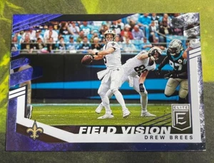 Drew Brees - 2020 Donruss Elite Field Vision Silver /349 - Saints - Picture 1 of 3