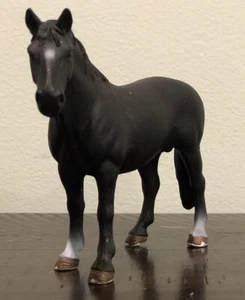 Schleich Black Hanoverian Stallion Horse 2008 Retired Figure RARE - Picture 1 of 7