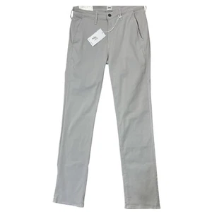 Pantalones chinos Edwin para hombre gris claro 31 Otis que absorben la humedad entrepierna elástica 33,5 - Imagen 1 de 12