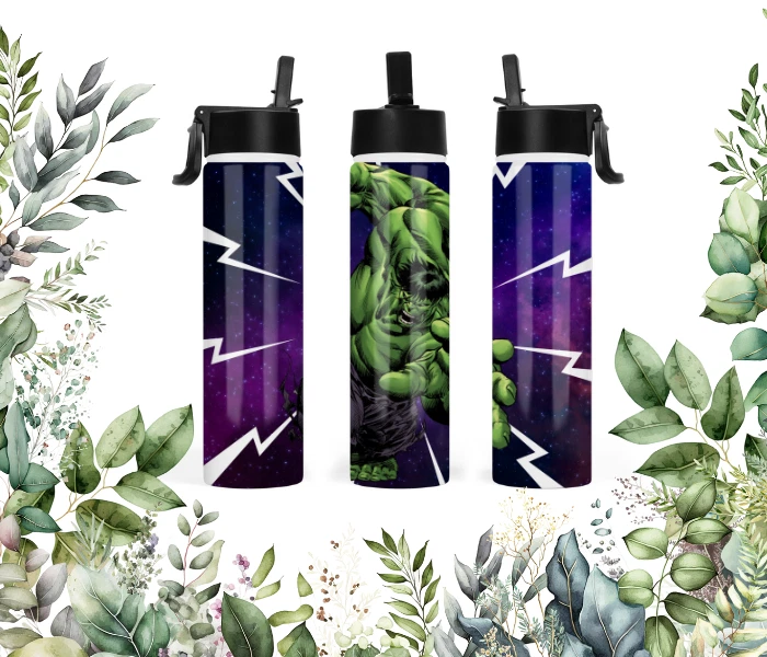 Botella de agua Hulk 22 oz vaso de acero inoxidable frasco aislante Foto 1 de 1
