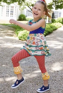 Matilda Jane Hall Pass Scrappy Leggings Size 8 New In Bag Pants Capri - Picture 1 of 4