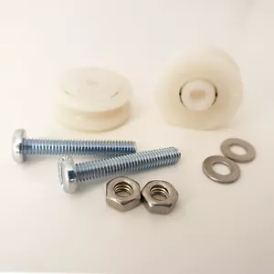 Greenhouse Spares 22mm Door Wheel Kit Greenhouse Sliding Door Wheels - Picture 1 of 3