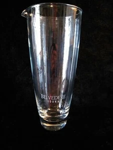 Belvedere Vodka 11" Glass Martini Pitcher Etched w / Belvedere Vodka - Picture 1 of 12
