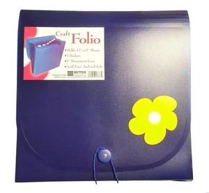Better Craft Folio - 12" x 12" Document Case with 7 Pockets - Acid-free - Picture 1 of 9