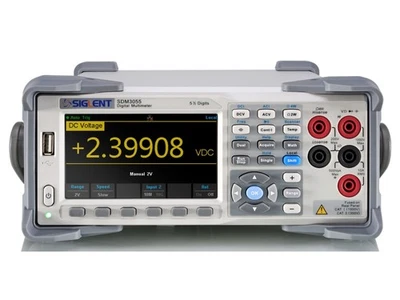 Siglent SDM3055 - 5.5 Digit Dual Display Digital Multimeter - Image 1 of 2