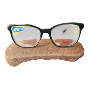 Love Ellen Degeneres Dauphine GRYCR Eyeglass Frames 54 18 140 & Hard Case NEW - Picture 1 of 4