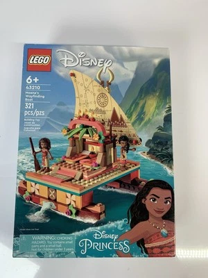 LEGO Disney Princess Moana's Wayfinding Boat Building Toy 43210 NEW SEALED - Image 1 of 4