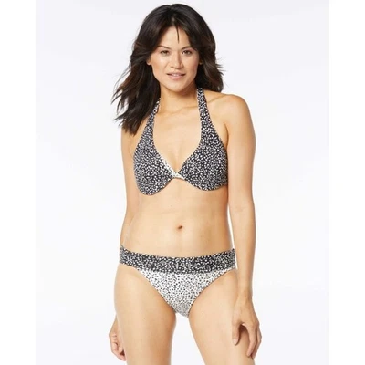 Top de bikini de natación con aros reversible guepardo para mujer Coco Reef talla 32/34C Foto 1 de 4