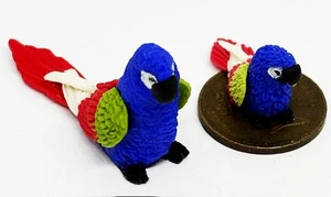 Casa de muñecas loro arcilla polimérica azul aves grandes y pequeñas escala 1:12 P8 tumdee - Imagen 1 de 6