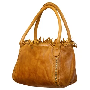 Bolso de Mano NM Never Mind Nmbgm110E Vintage Hecho a Mano Cuero de Vaca Genuino Mujer - Imagen 1 de 4