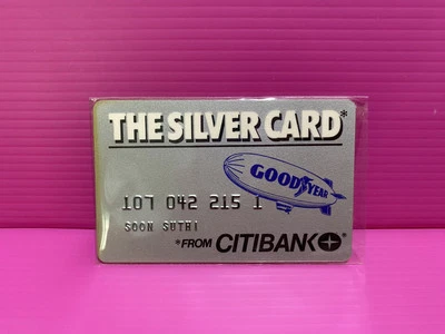 Siam888 City Bank Goodyear Shop USA Debit Card Cash Card Expire Vintage - Image 1 of 2