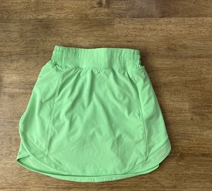 Lululemon donna hot skort taglia 2 verde tempo libero tennis golf sportivo - Foto 1 di 18