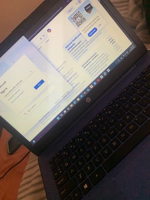 HP Laptop 14" HD Laptop Intel Celeron N4020 4GB RAM 64GB- Blue (14-DQ0005TG) - Image 1 of 4