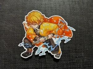 Zenitsu Agatsuma Demon Slayer Glossy Sticker Anime Wasserdicht! - Bild 1 von 4