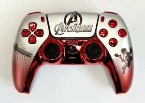 Custom PS5 Dualsense Controller - Limited Edition Avengers Design  *NEW* - Picture 1 of 4