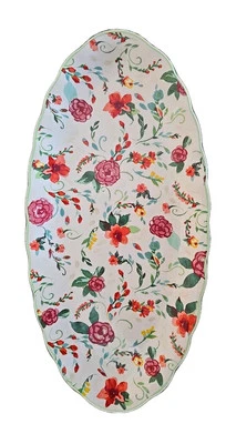 Mujer Pioneer ~ PRADO PINTADO ~ 6,75 x 14 ~ Bandeja para servir en bandeja de gres (1) Foto 1 de 4