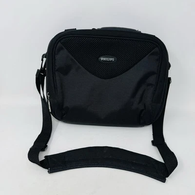 Philips Portátil DVD Estuche Acolchado Negro 2 Compartimentos Doble Cremallera 11x8 Foto 1 de 4