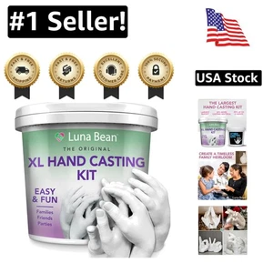 Familie Hand Casting Kit - Erfassen Sie Erinnerungen mit extra großer 6 Hand Kapazität - Bild 1 von 8