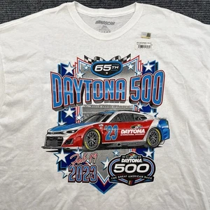 Camiseta NASCAR Daytona 500 Starting Lineup 2023 blanca gráfica para hombre 2XL NUEVA CON ETIQUETAS - Imagen 1 de 6